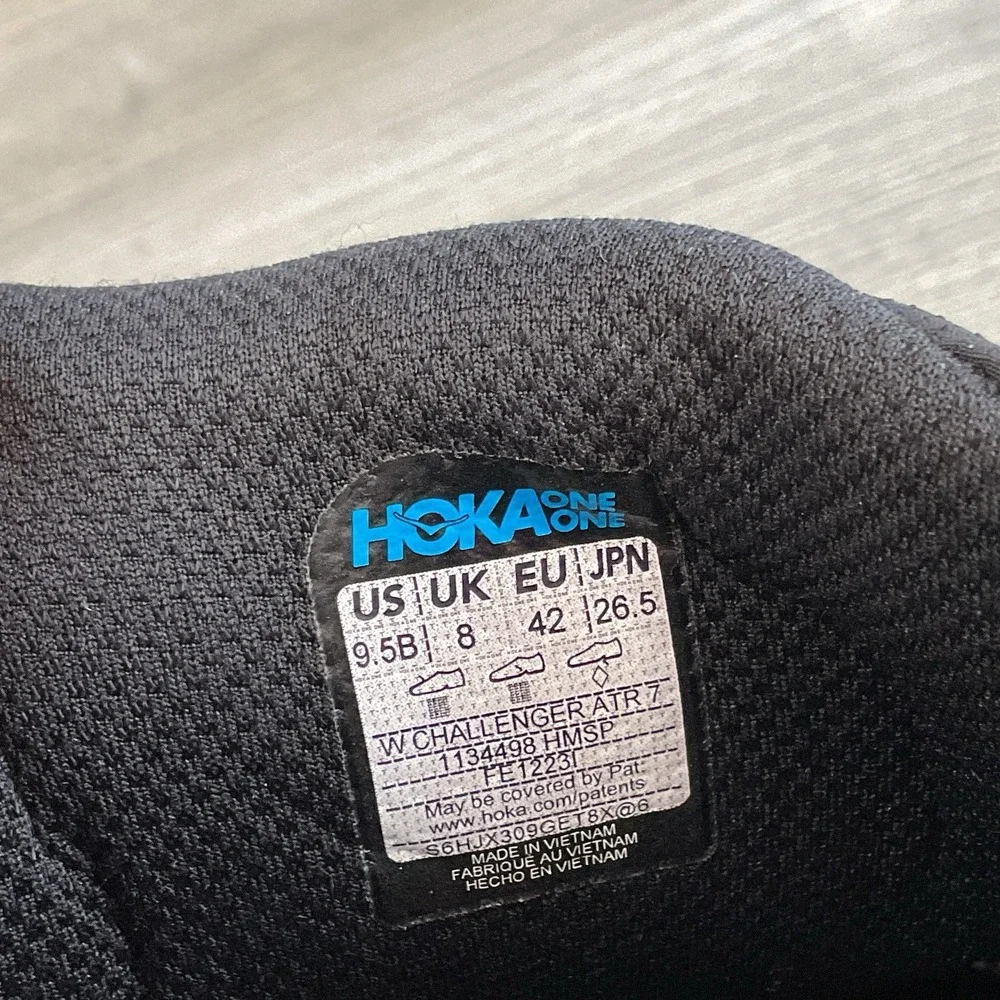 HOKA Women's 9.5 B Harbor Mist Spruce Lace-Up Low Top Athletic Running Sneakers
